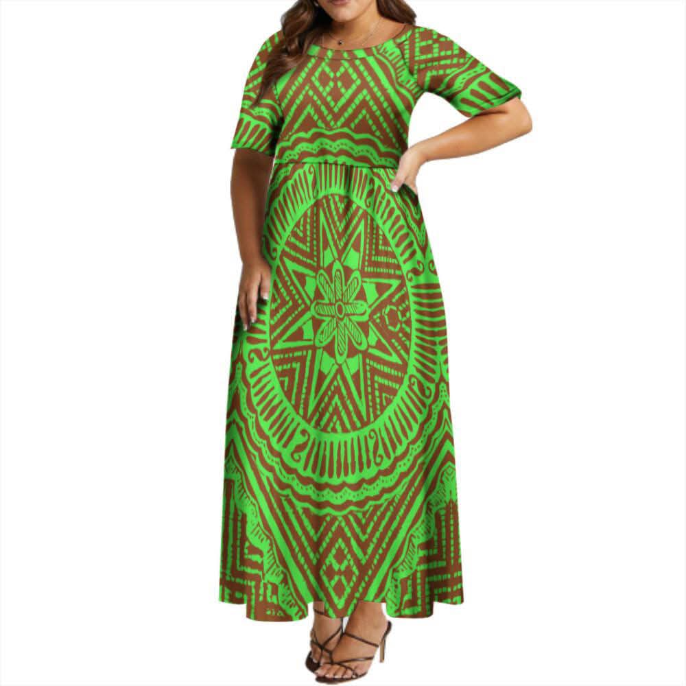 Robe longue mode tribal