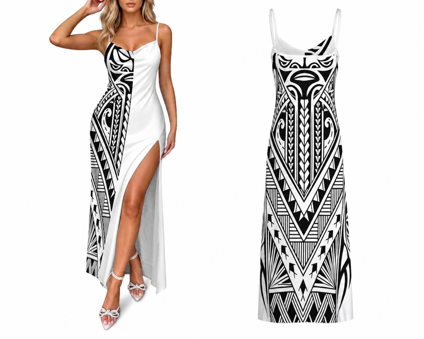 Robe longue femme bretelles