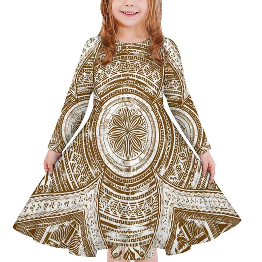 Robe fille tapa