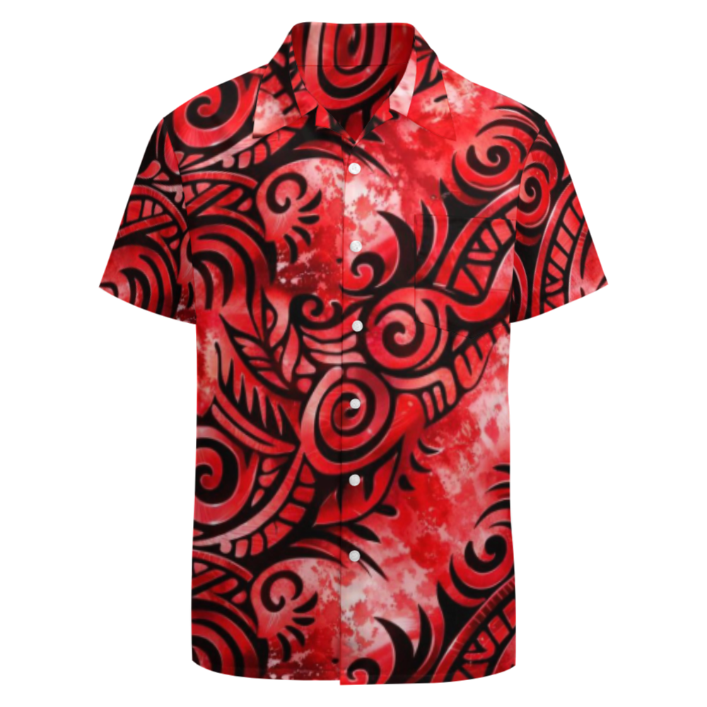 Chemise homme art polynésien