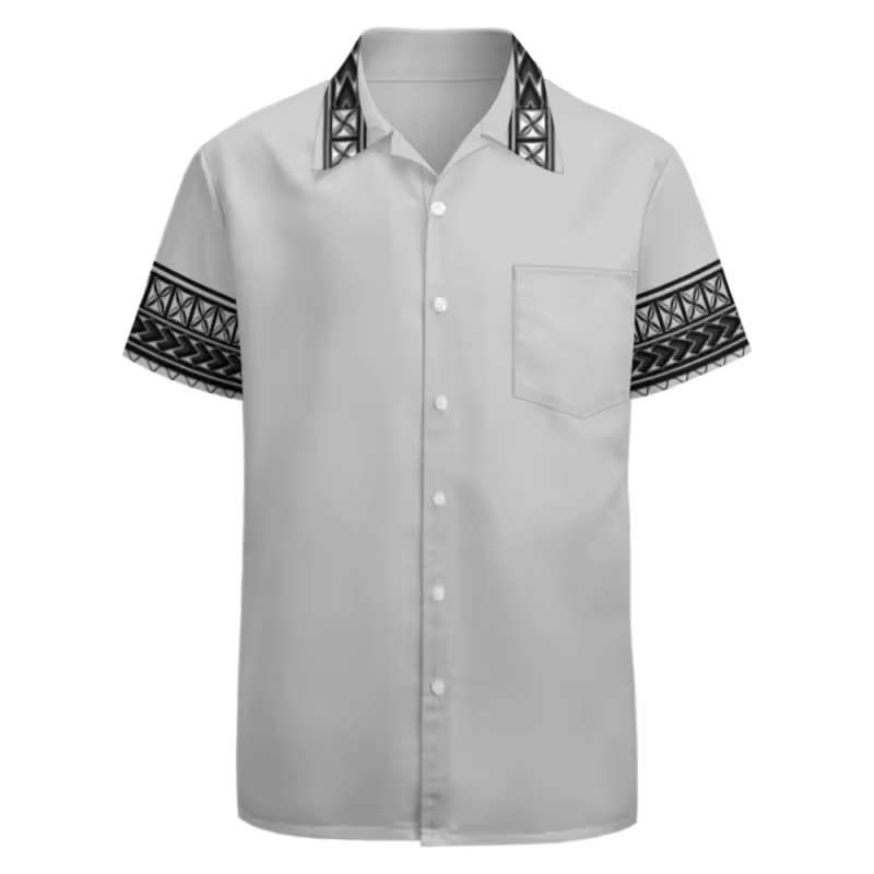 Chemise manches courtes tribal (2)