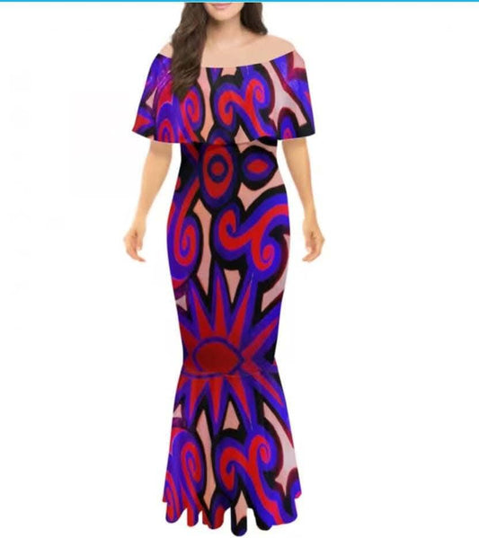 Robe longue tribal