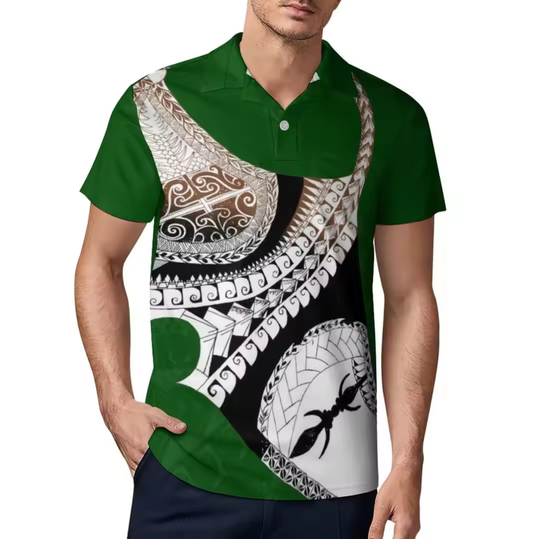 Polo homme polynésien