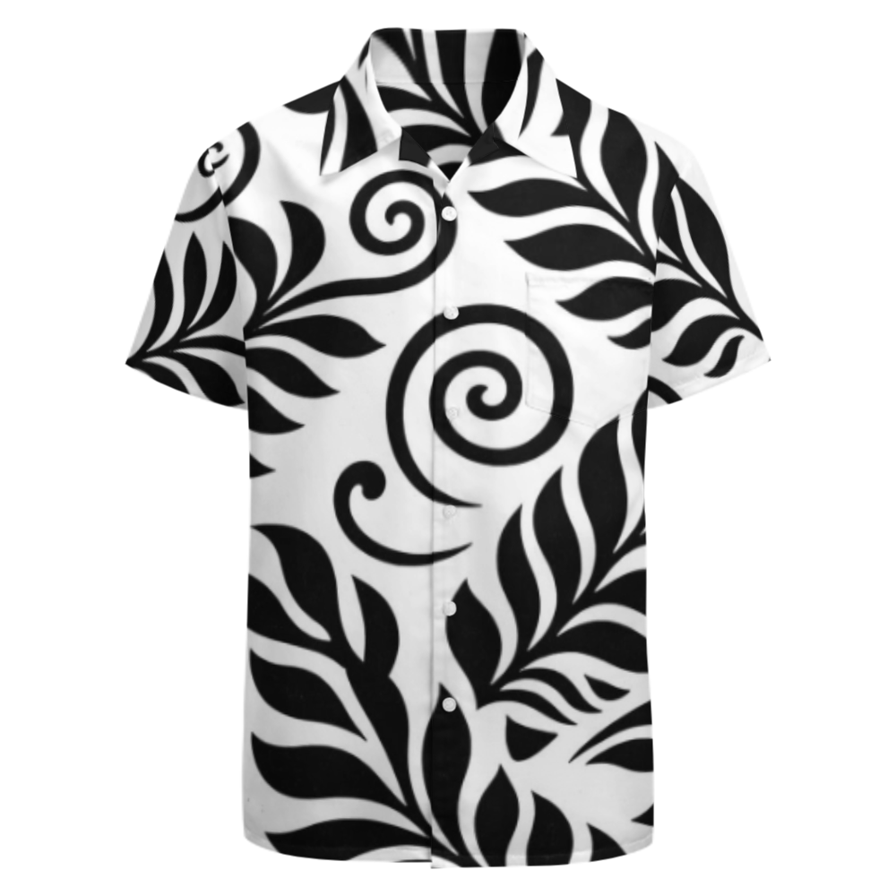 Chemise manches courtes tribal