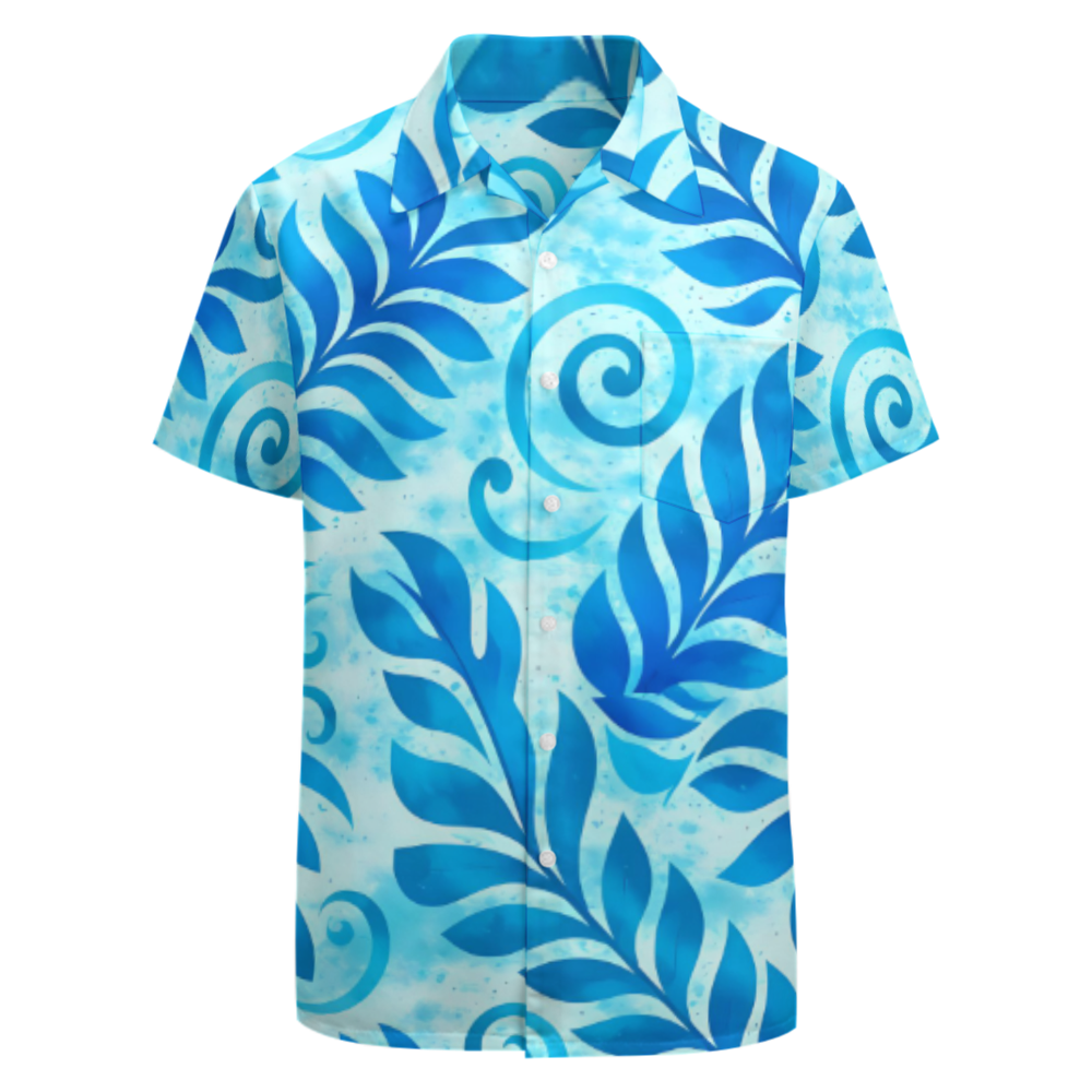 Chemise manches courtes tribal