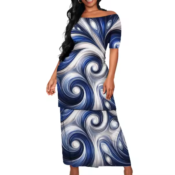 Ensemble femme motif polynésien
