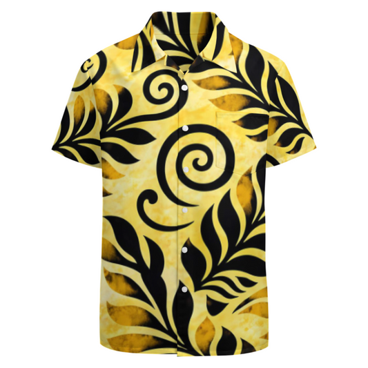 Chemise manches courtes tribal