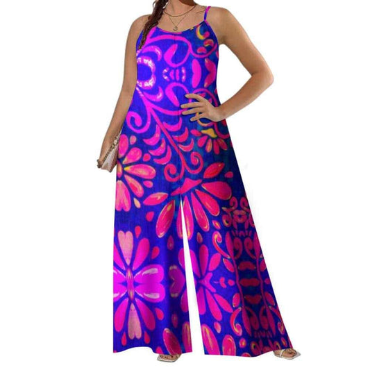 Combinaison bretelles tribal