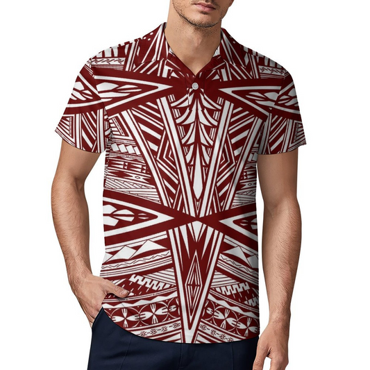 Polo homme tribal