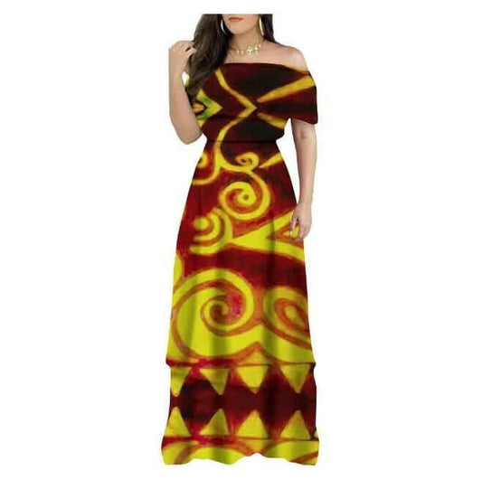 Robe longue tribal