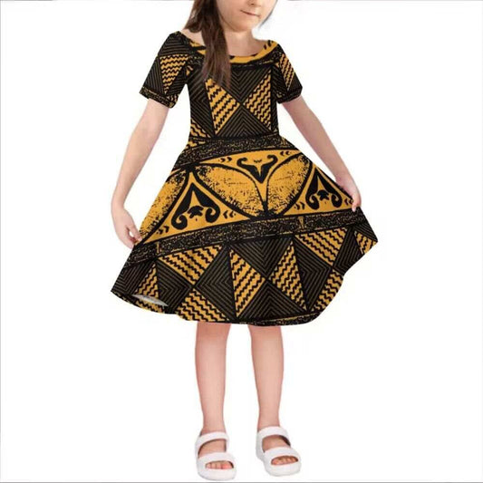 Robe fille mode tribal