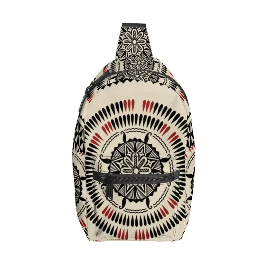 Sac à dos bandoulière.