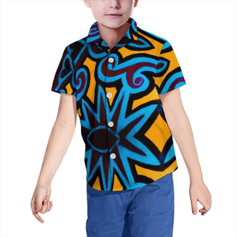 Chemise enfant art polynésien(2)