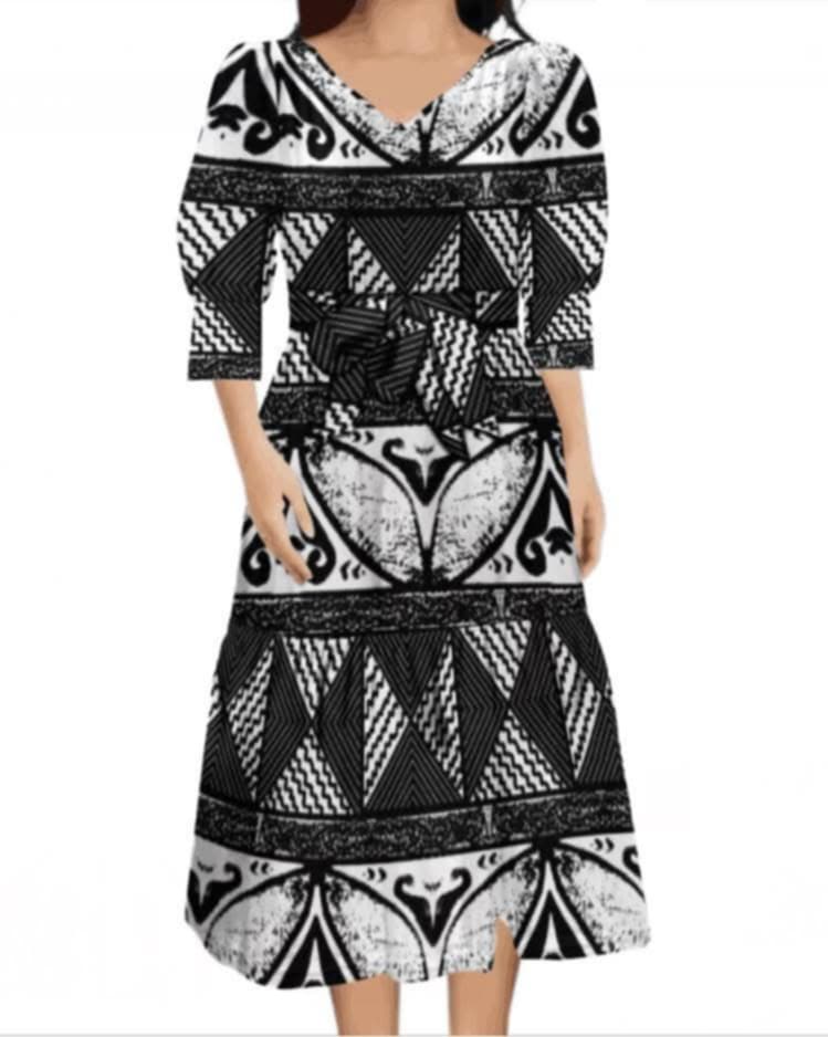 Robe courte Tapa wallis
