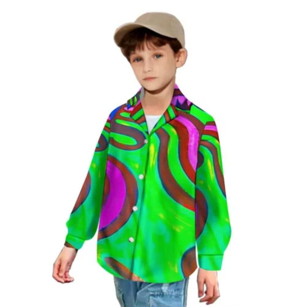 Chemise enfant  art polynésien(3)