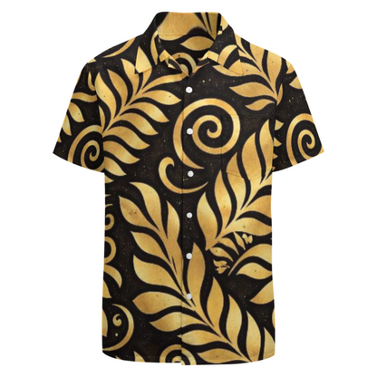 Chemise manches courtes tribal