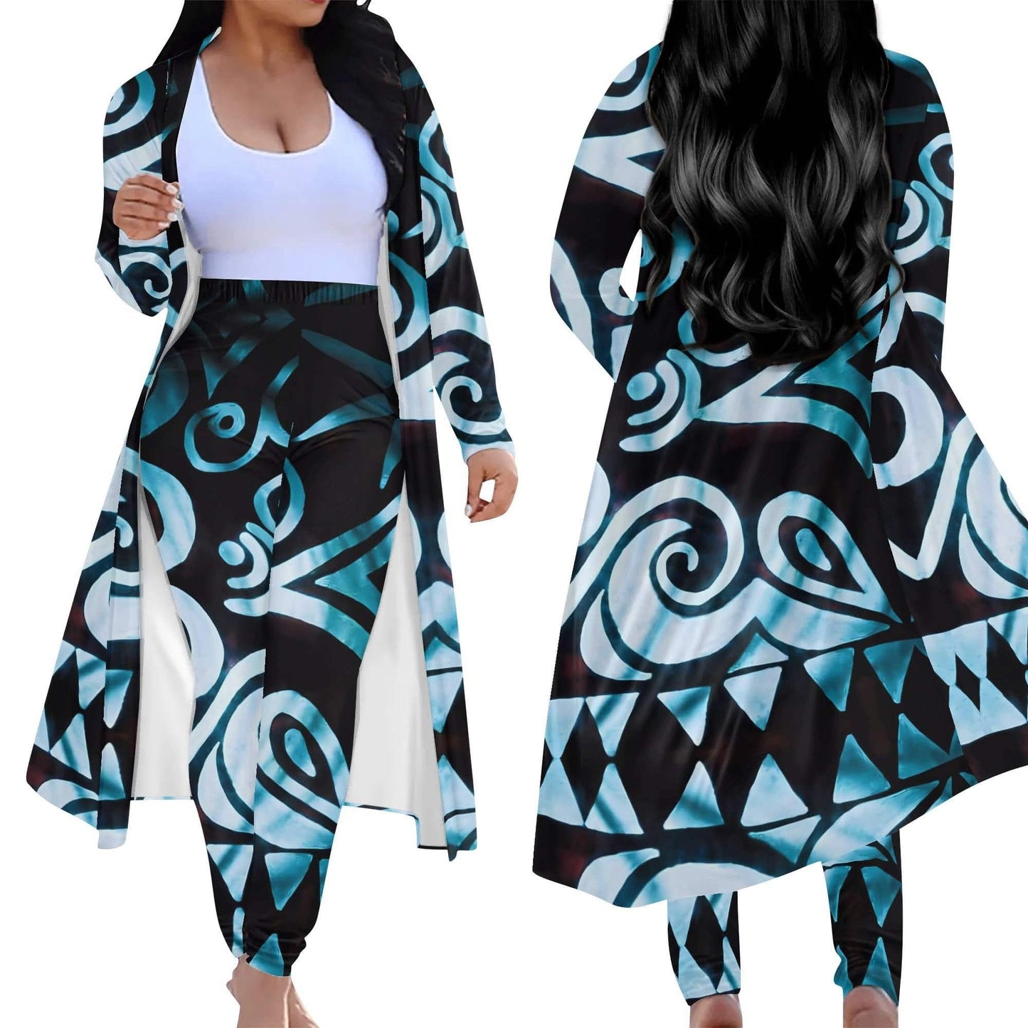 Cardigan  tribal polynésien 2.0
