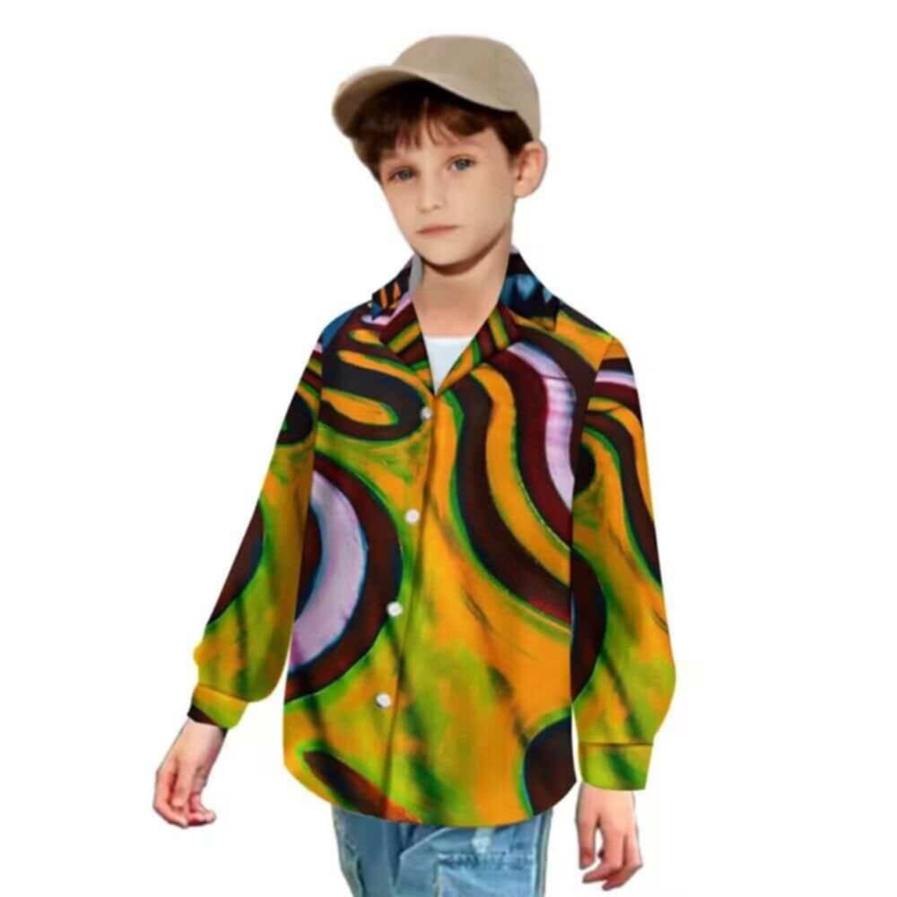 Chemise enfant  art polynésien(3)