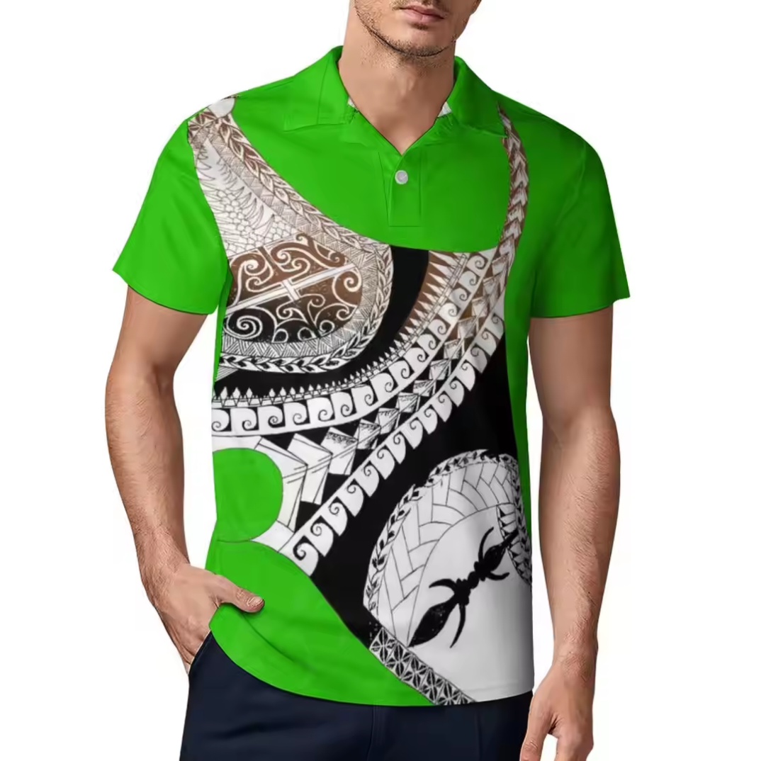 Polo homme polynésien