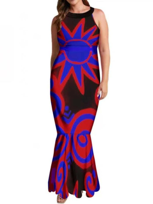 Robe longue tribal