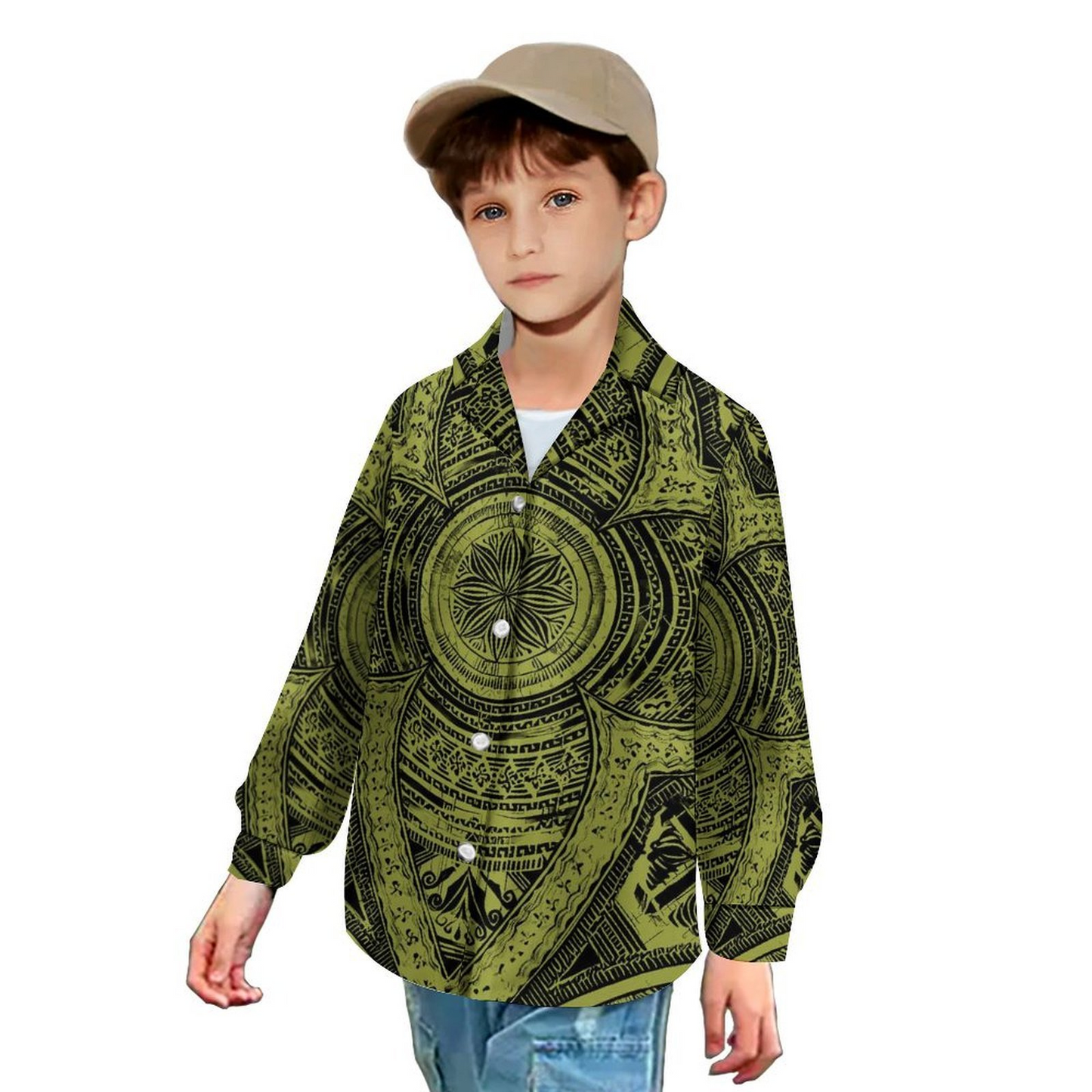Chemise enfant manches longues tapa
