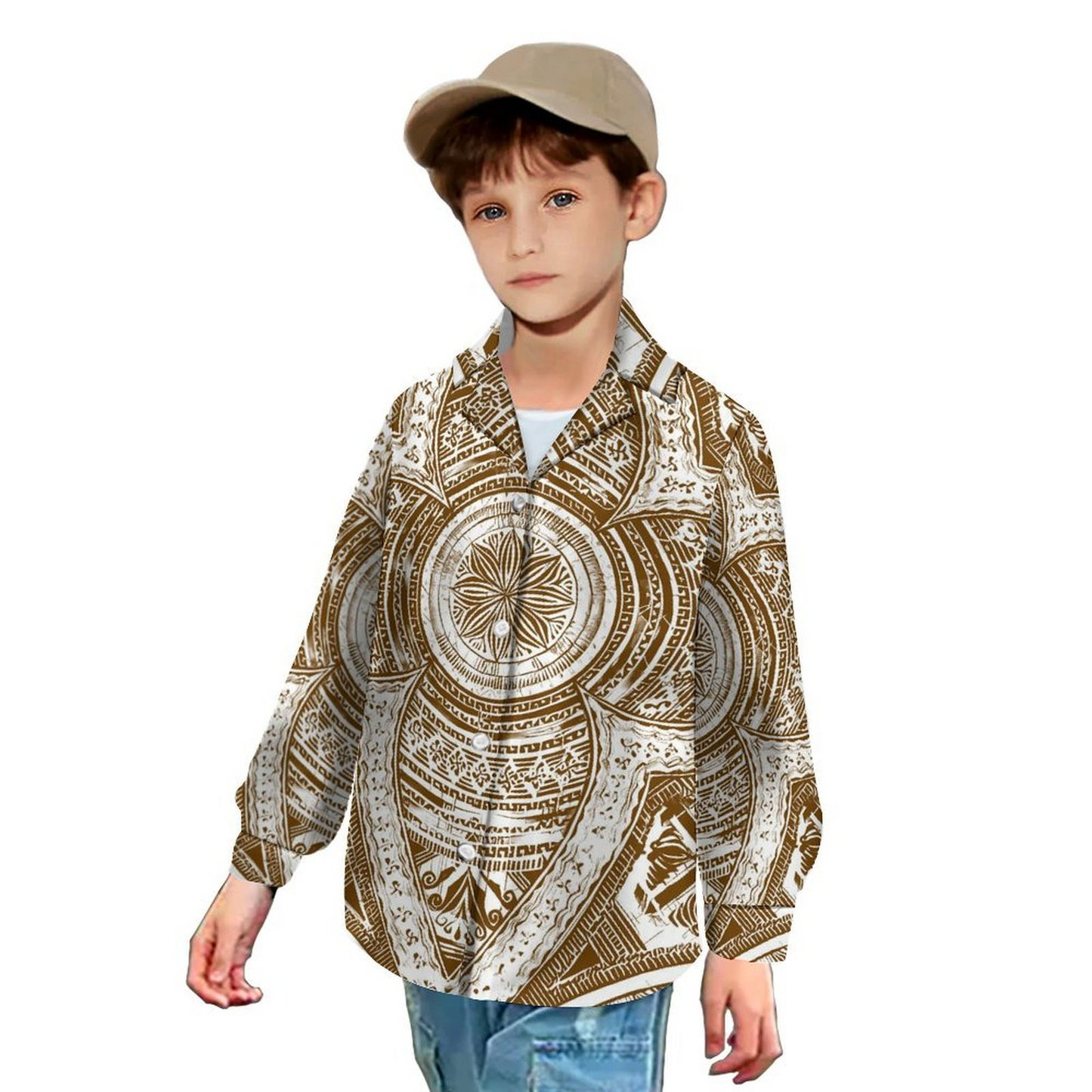 Chemise enfant manches longues tapa