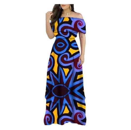 Robe longue tribal