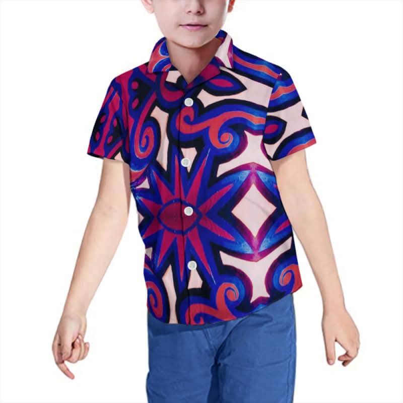 Chemise enfant art polynésien(2)