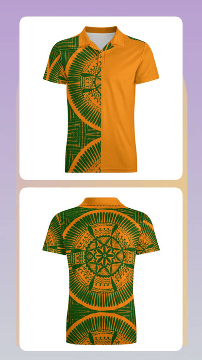 Polo homme tribal