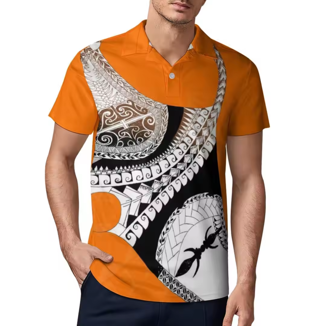 Polo homme polynésien