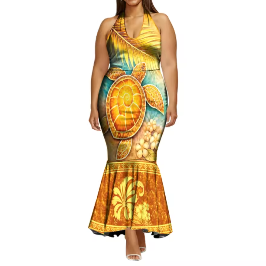 Robe tropical dos nu.