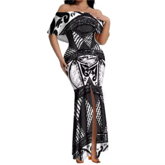 Robe longue mode tribal
