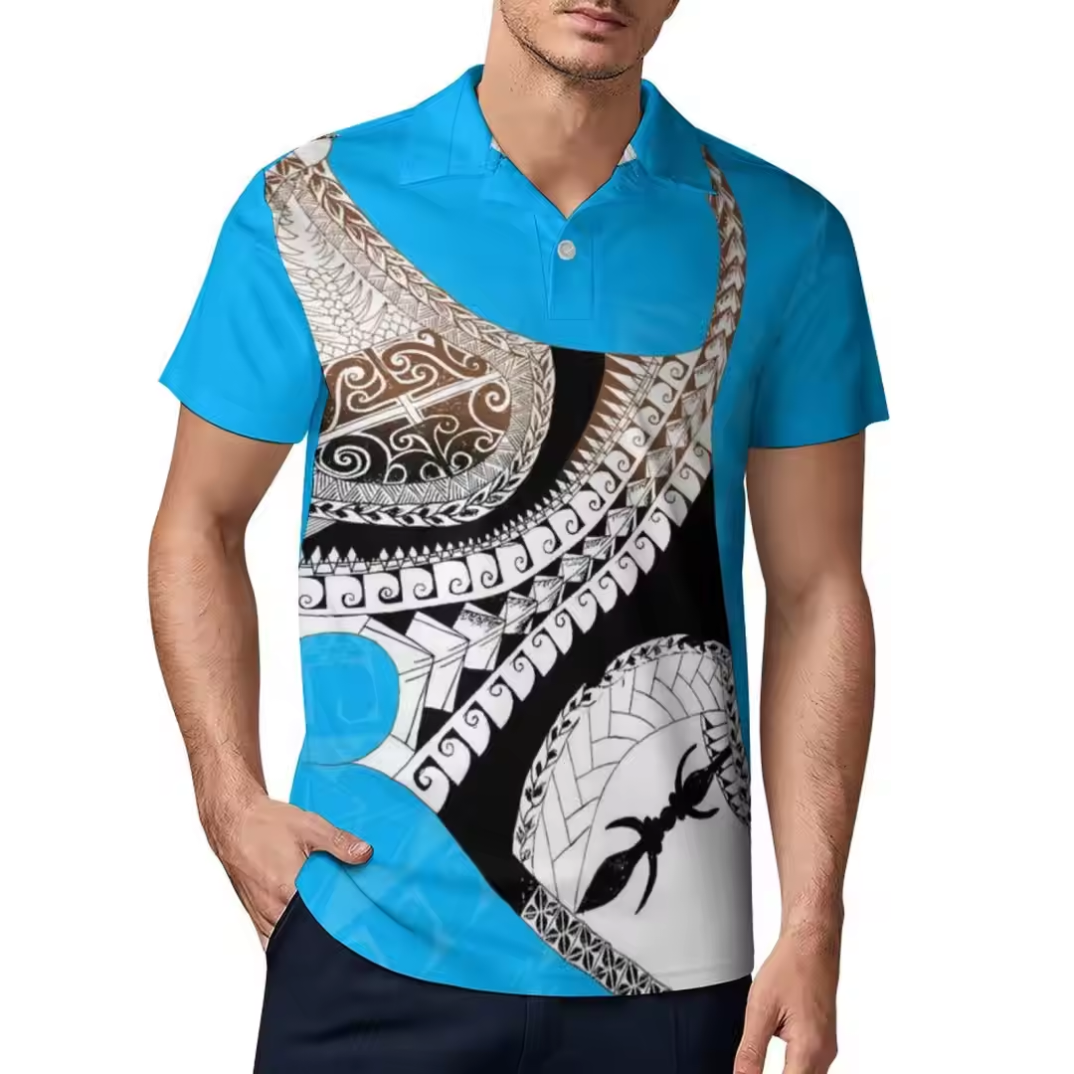 Polo homme polynésien
