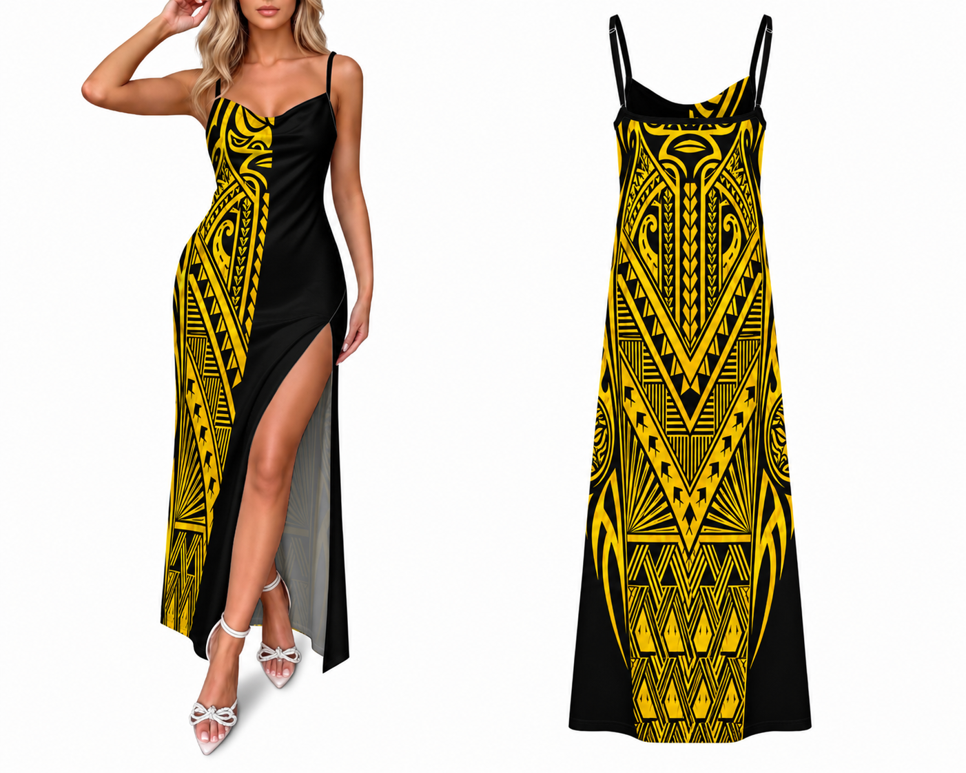 Robe longue femme bretelles