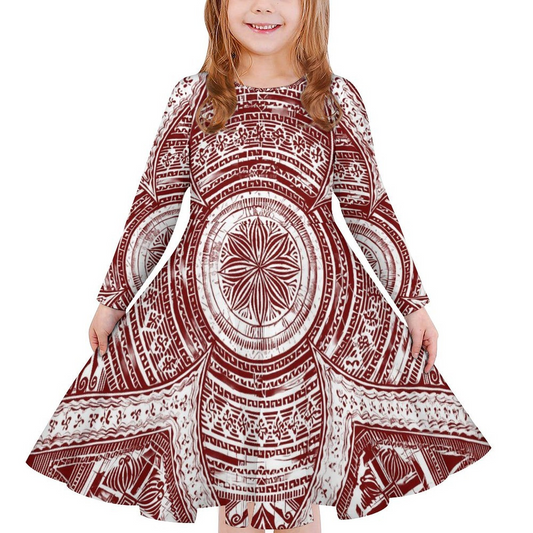 Robe fille tapa