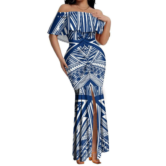 Robe de soirée tribal