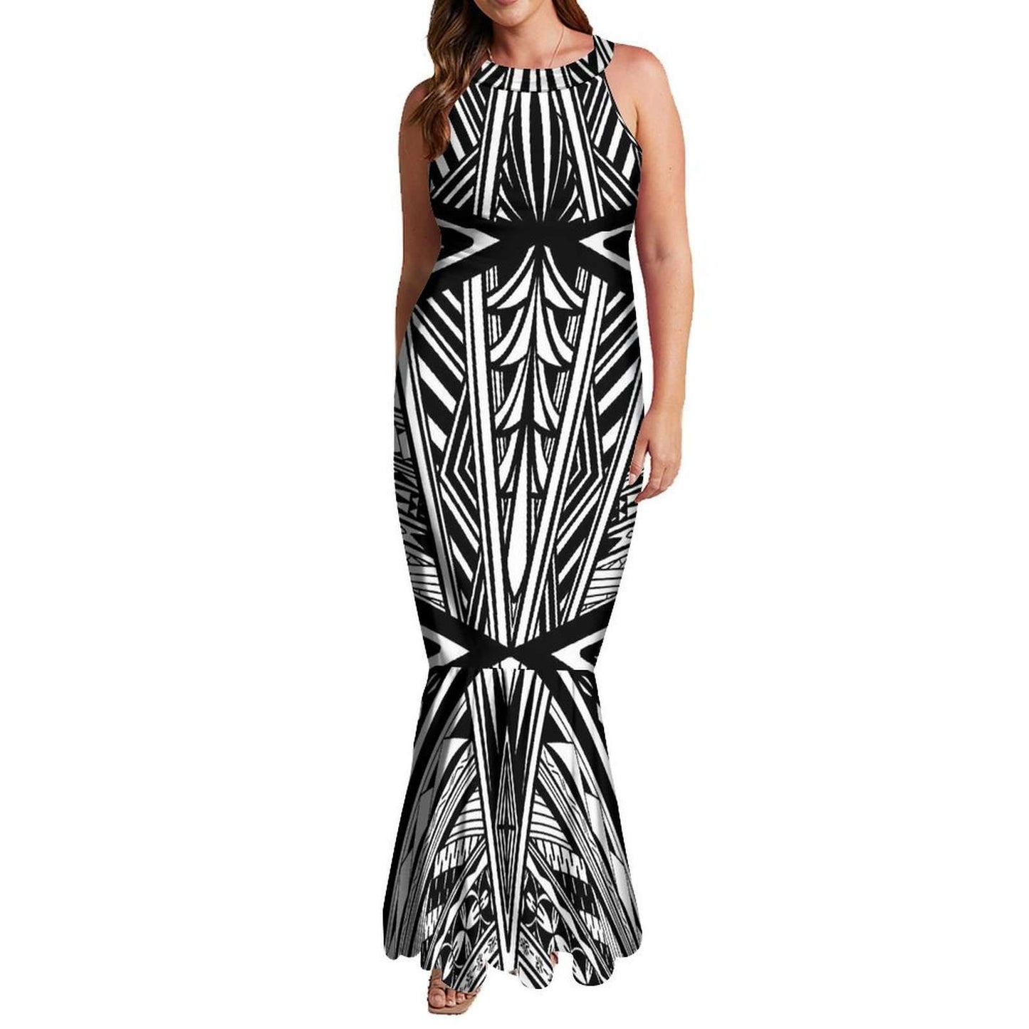 Robe longue tribal