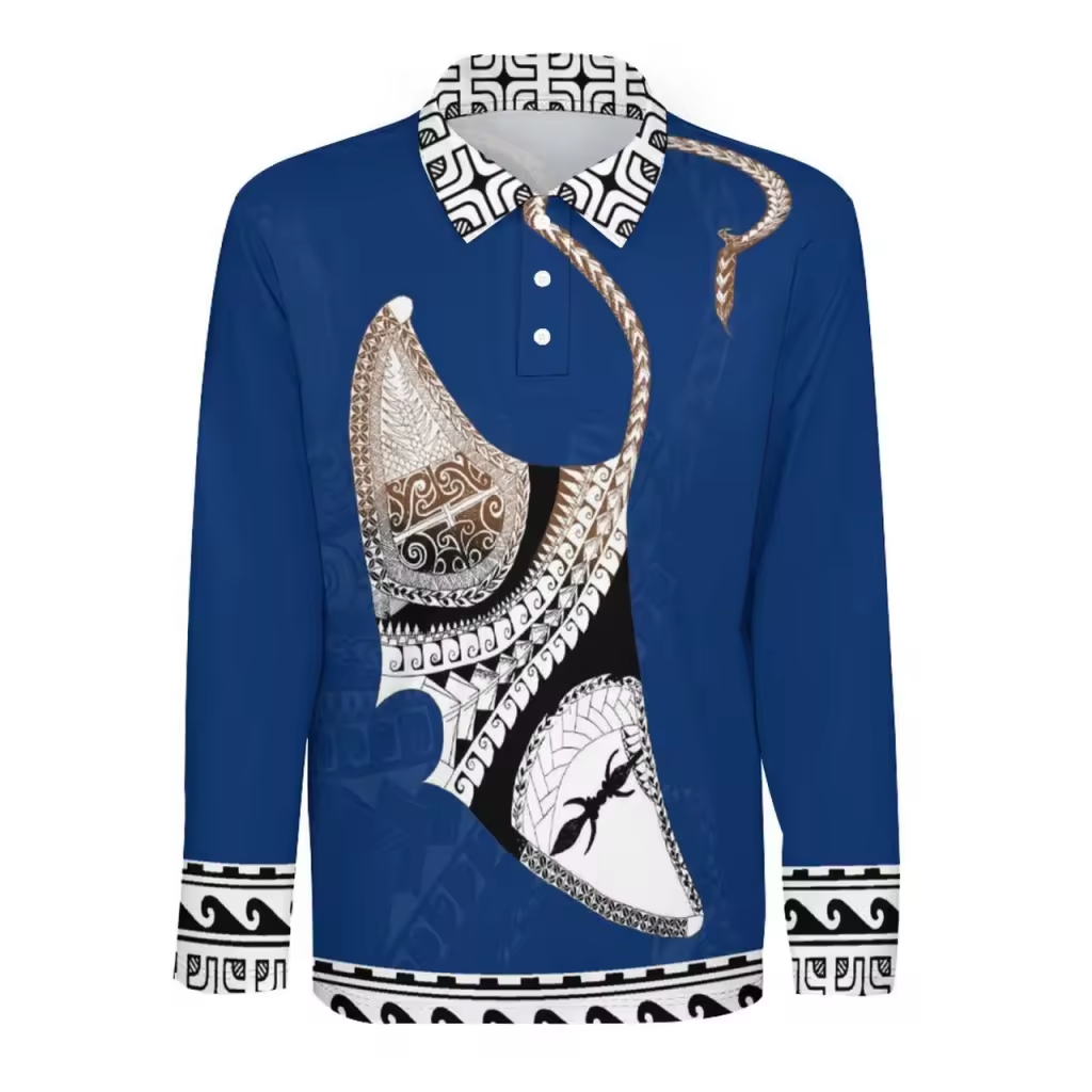 Polo homme manches longues