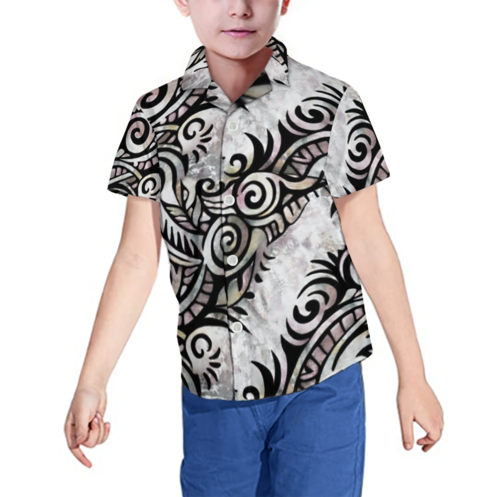 Chemise manches courtes garçon .