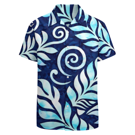 Chemise manches courtes tribal