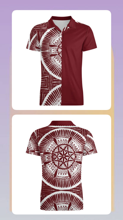 Polo homme tribal