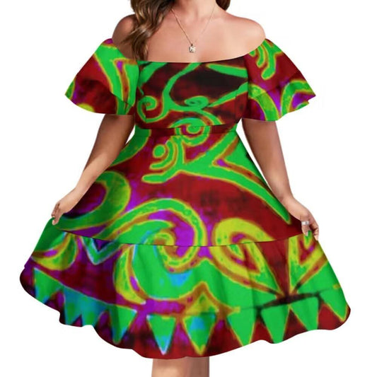 Robe courte tribal