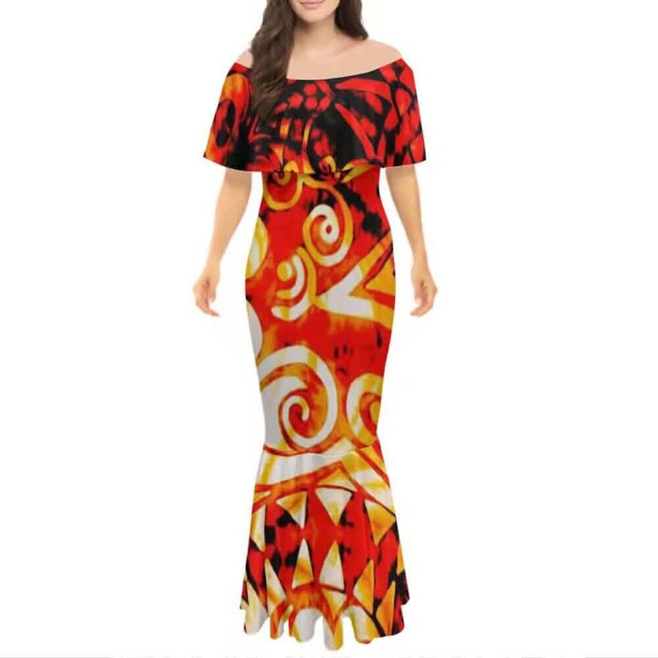 Robe longue tribal