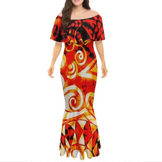 Robe longue tribal
