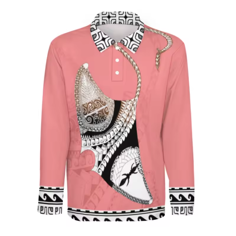 Polo homme manches longues