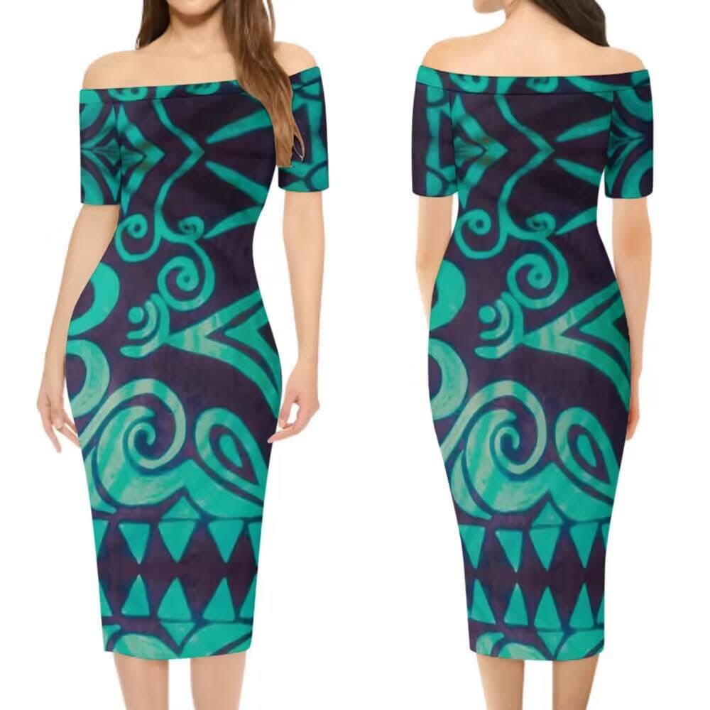 Robe courte tribal