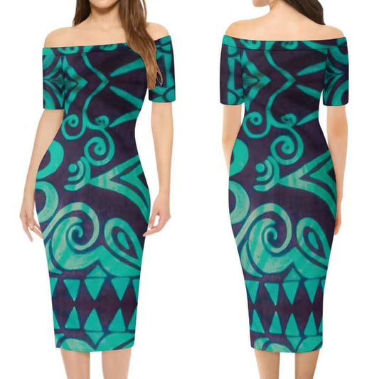 Robe courte tribal