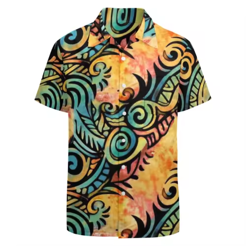 Chemise homme art polynésien