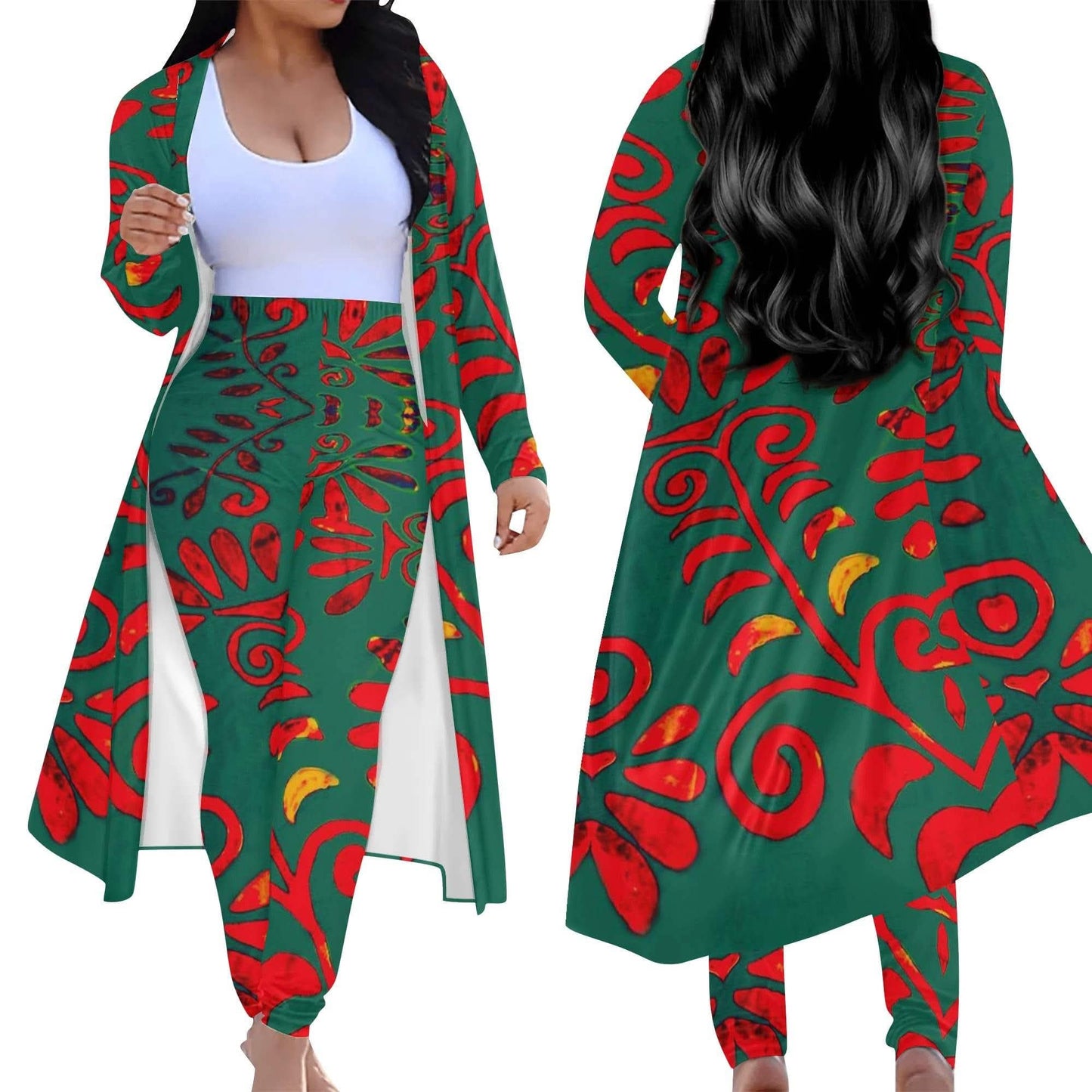 Cardigan tribal polynésien 3.0