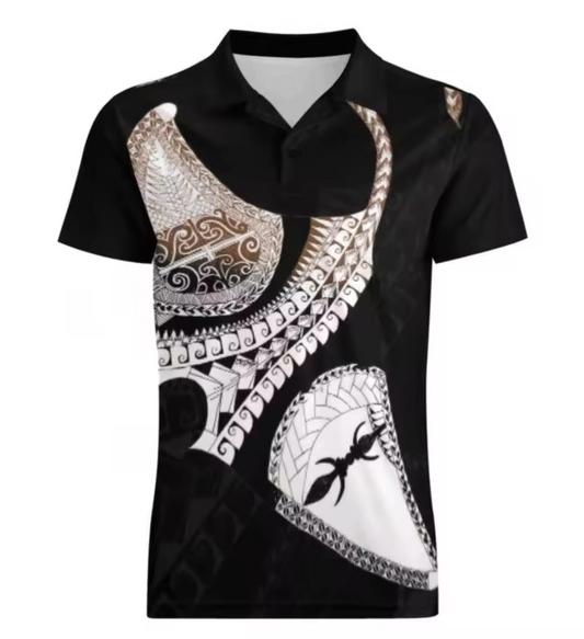 Polo homme polynésien